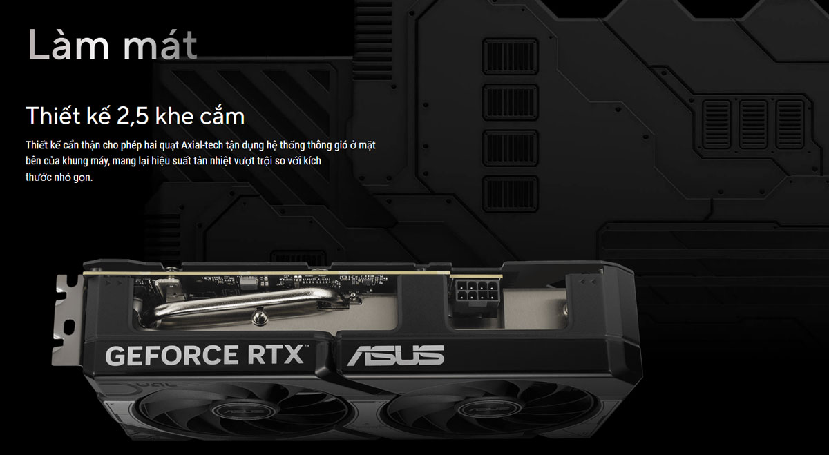 Card màn hình Asus DUAL RTX 5060 Ti O8G - Máy Tính LMC Card màn hình Asus DUAL RTX 5060 Ti O8G - Chi tiết 3