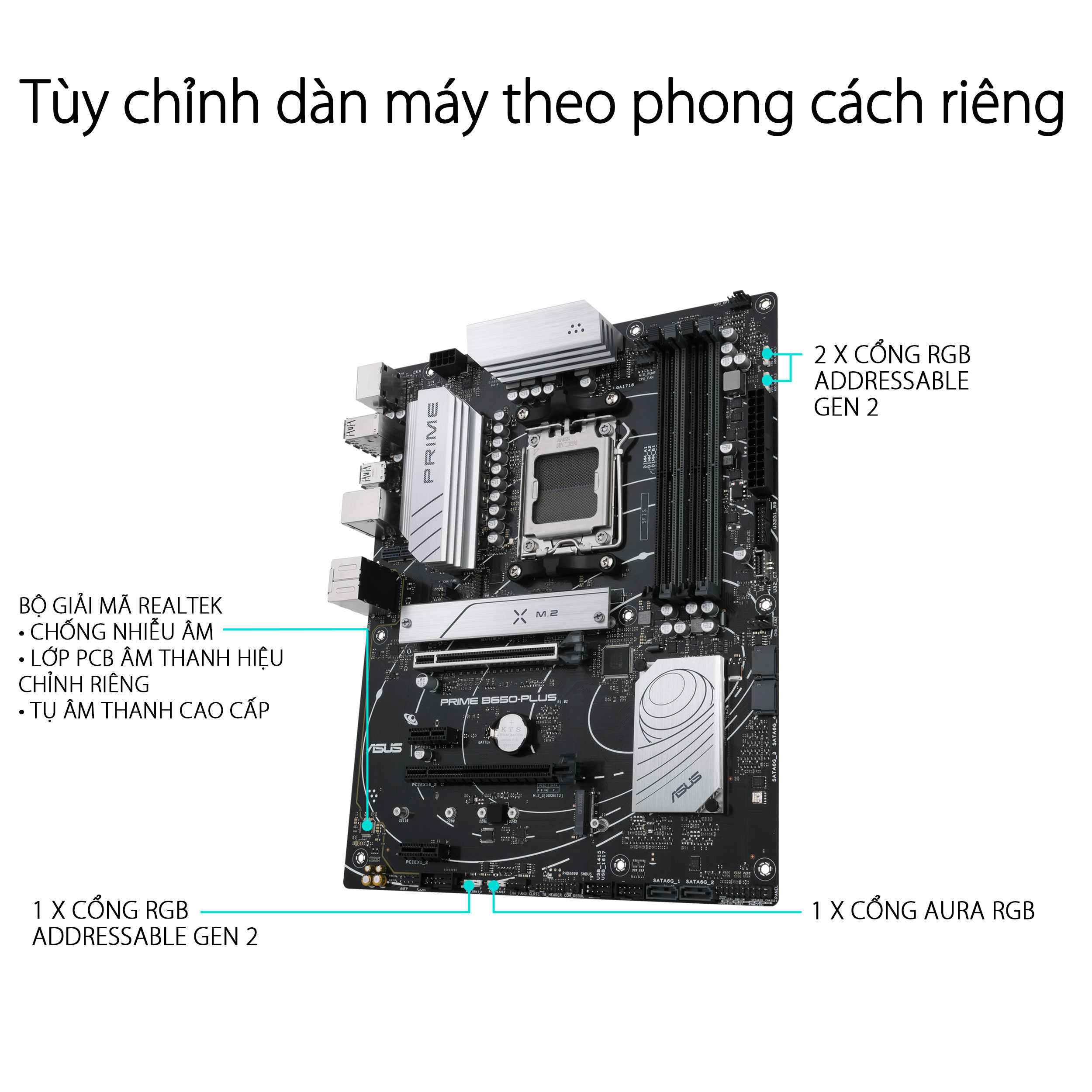 Mainboard ASUS PRIME B650-PLUS - Máy Tính LMC Mainboard ASUS PRIME B650-PLUS - Chi tiết 2
