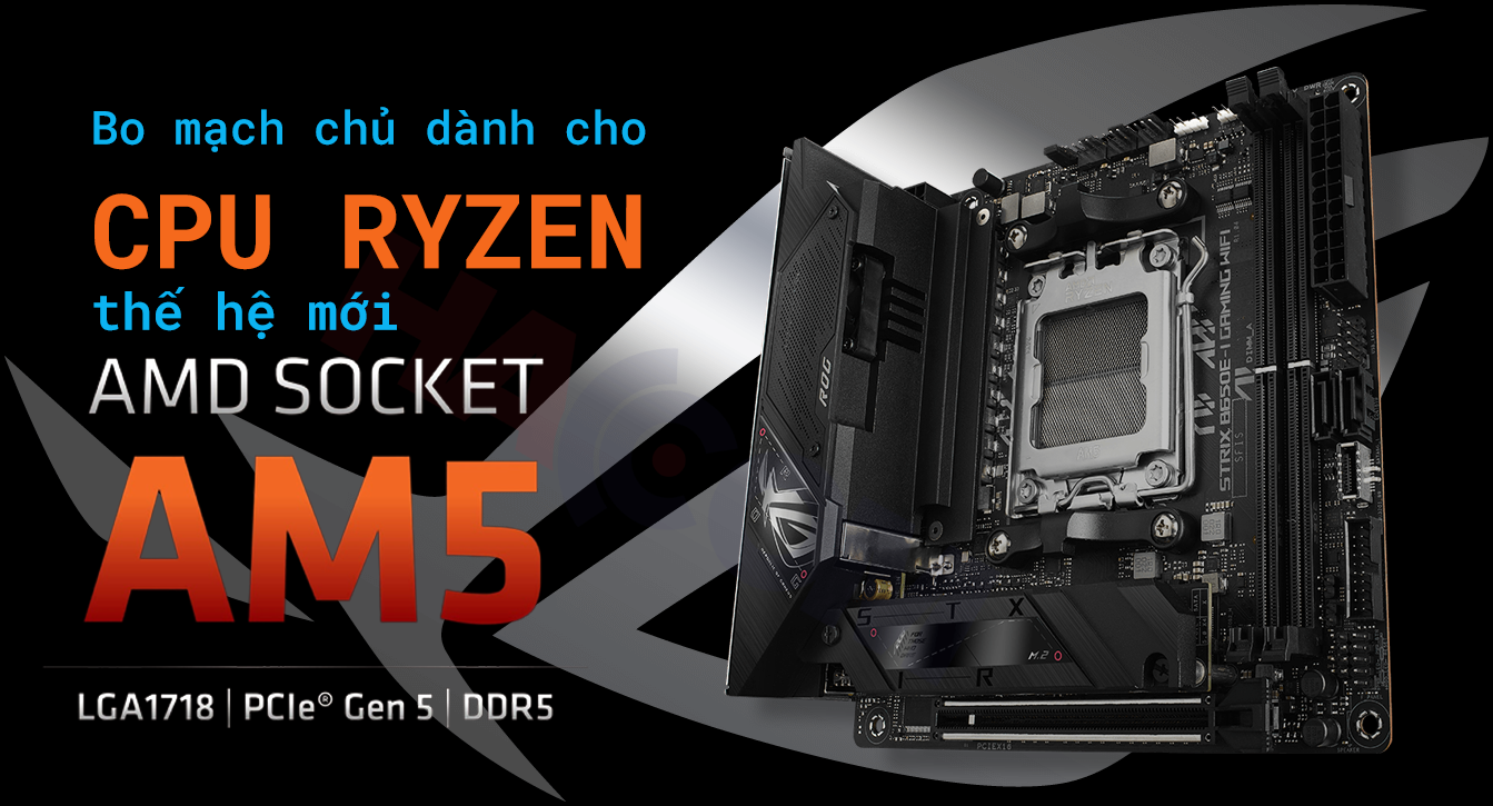 Mainboard ASUS ROG B650E-I GAMING WIFI - Máy Tính LMC Mainboard ASUS ROG B650E-I GAMING WIFI - Chi tiết 1