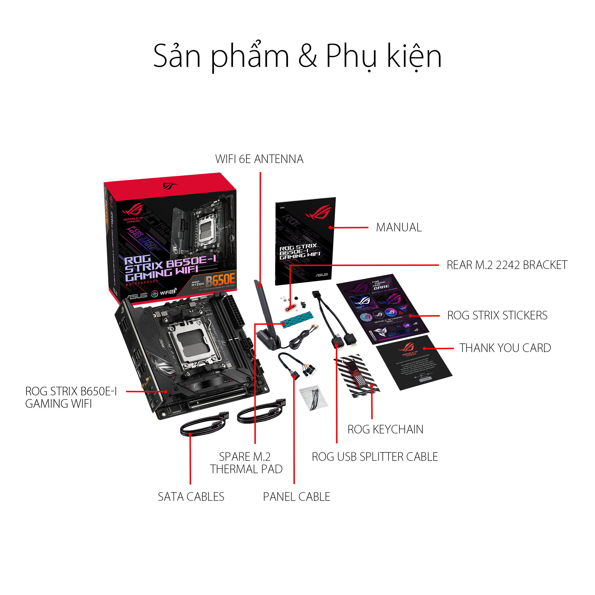Mainboard ASUS ROG B650E-I GAMING WIFI - Máy Tính LMC Mainboard ASUS ROG B650E-I GAMING WIFI - Chi tiết 6
