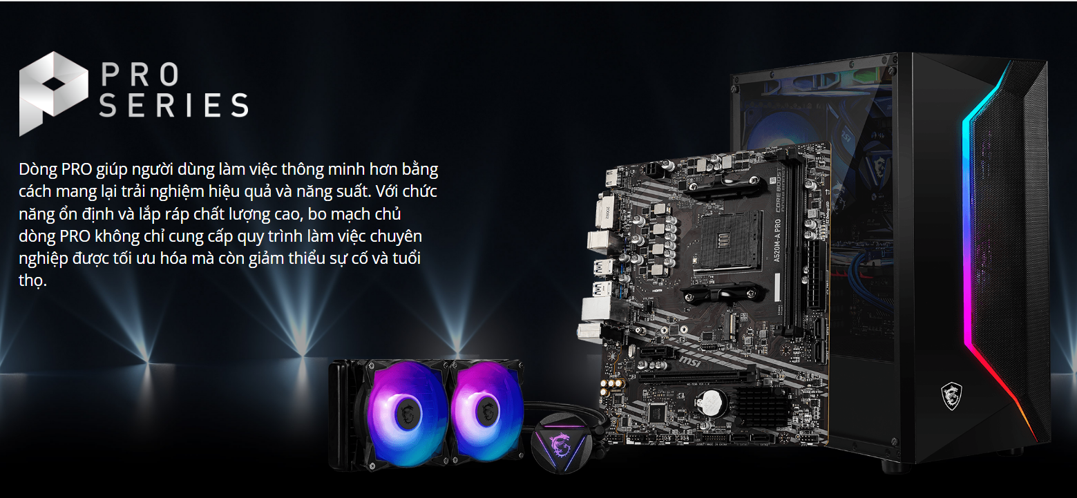 Mainboard MSI A520M-A PRO - Máy Tính LMC Mainboard MSI A520M-A PRO - Chi tiết 1