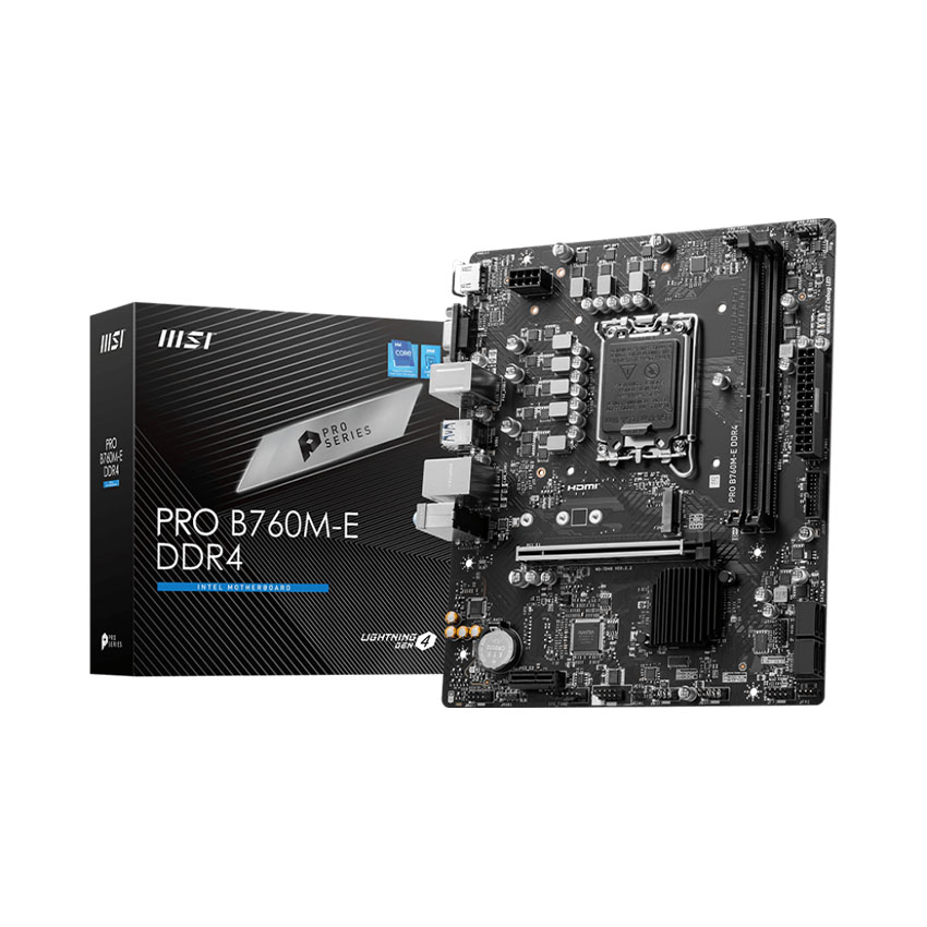 Mainboard MSI PRO B760M-E DDR4 - Máy Tính LMC Mainboard MSI PRO B760M-E DDR4 - Chi tiết 1