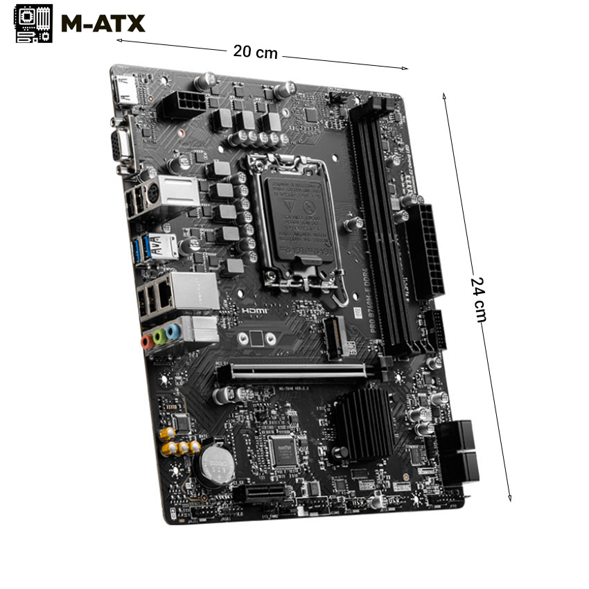 Mainboard MSI PRO B760M-E DDR4 - Máy Tính LMC Mainboard MSI PRO B760M-E DDR4 - Chi tiết 2