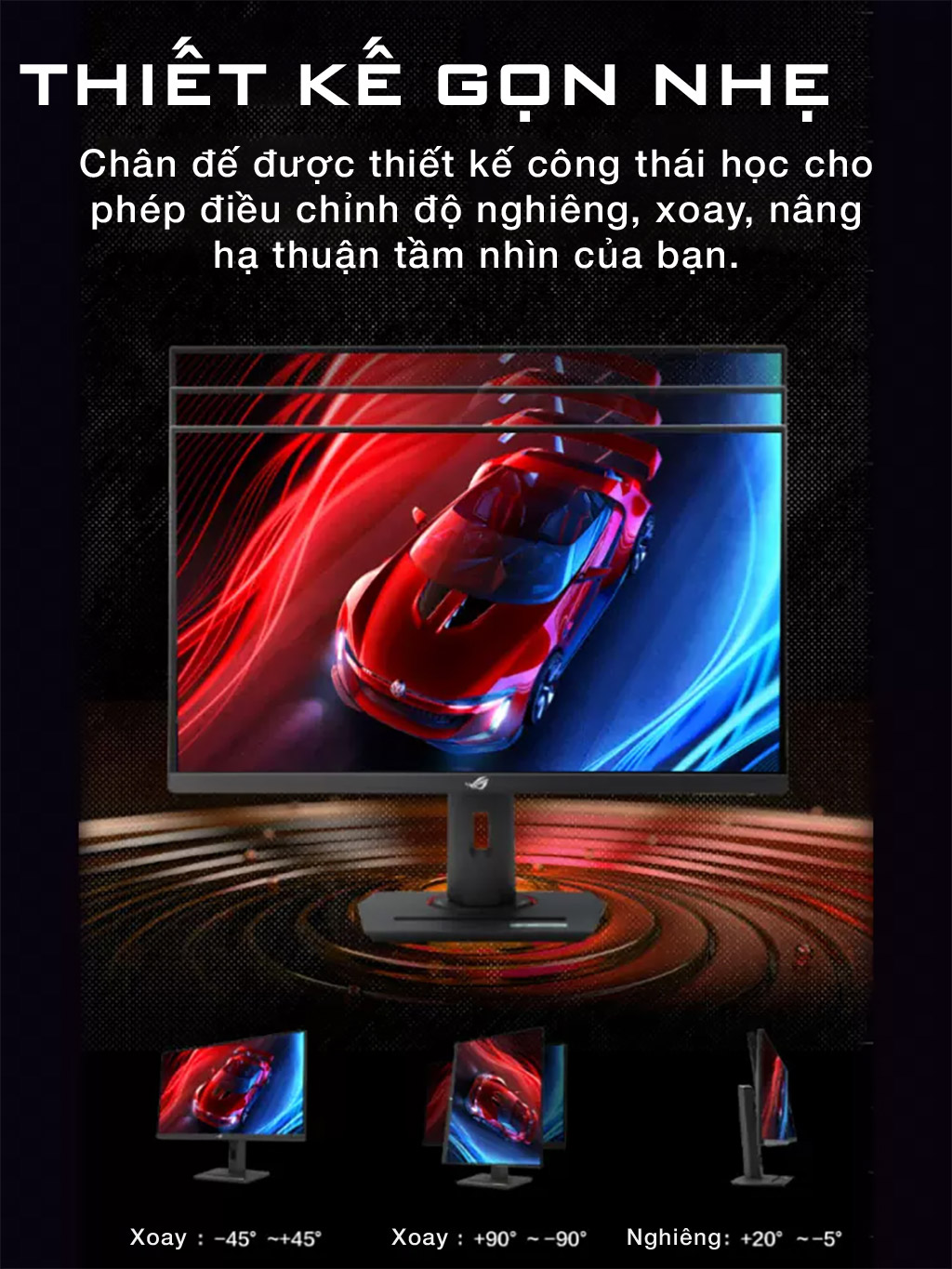 Màn hình ASUS ROG Strix XG259QNS-W (24.5 inch/FHD/Fast IPS/380Hz/0.3ms) - Chi tiết 3