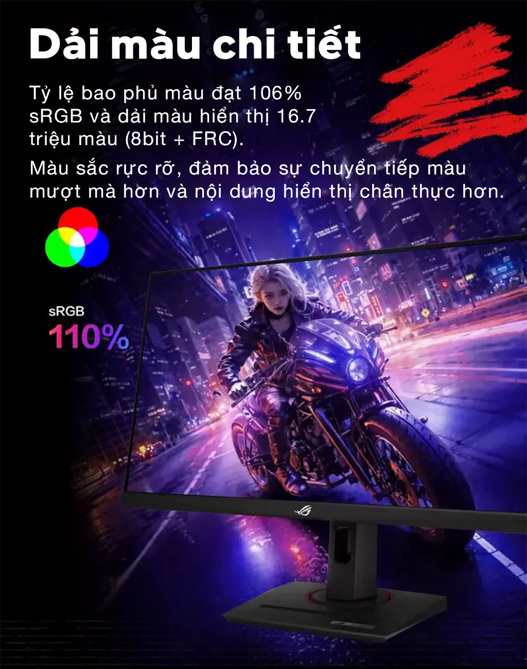 Màn hình ASUS ROG Strix XG259QNS-W (24.5 inch/FHD/Fast IPS/380Hz/0.3ms) - Chi tiết 7