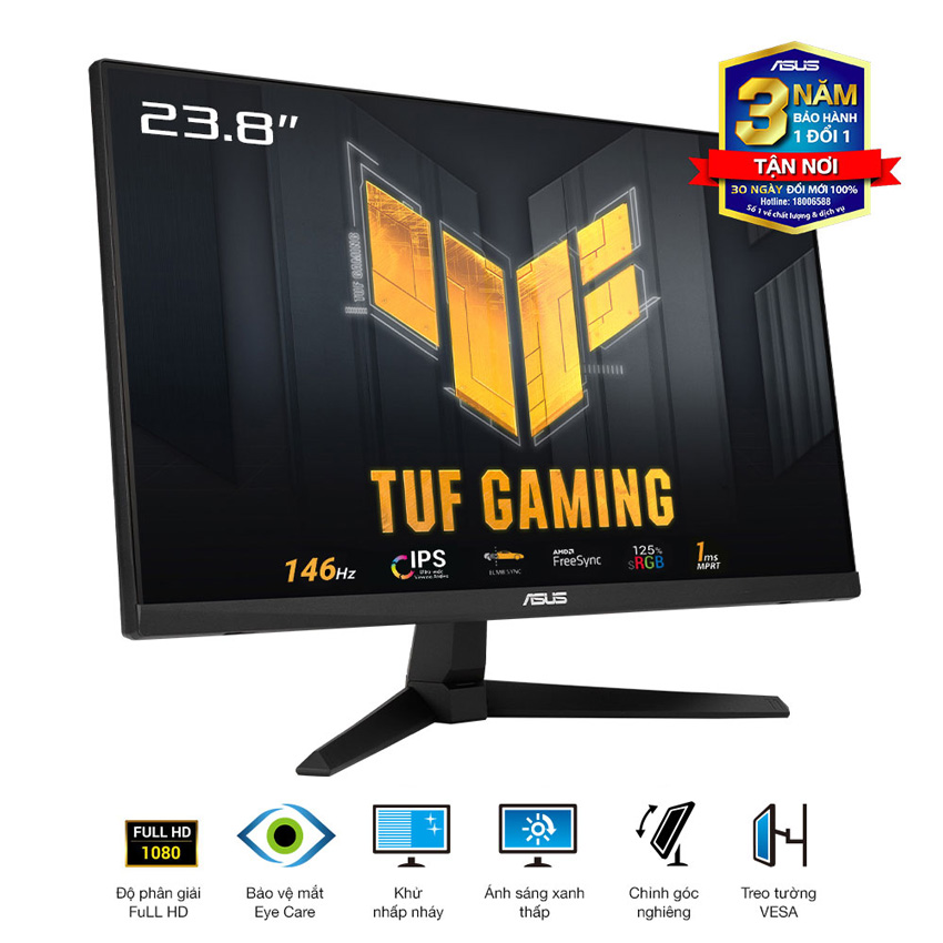Màn hình ASUS TUF VG249QE5A (23.8 inch/FHD/IPS/146Hz/1ms/loa) - Chi tiết 2