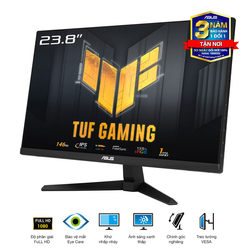 Màn hình ASUS TUF VG249QE5A (23.8 inch/FHD/IPS/146Hz/1ms/loa) - Chi tiết 3