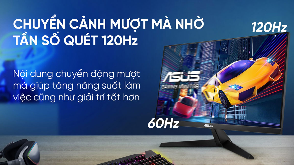 Màn hình ASUS VY249HGR (23.8 inch/FHD/IPS/120Hz/1ms) - Máy Tính LMC Màn hình ASUS VY249HGR (23.8 inch/FHD/IPS/120Hz/1ms) - Chi tiết 2