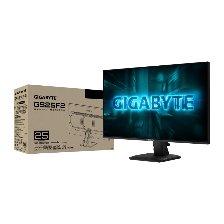 Màn hình Gigabyte GS25F2A (24.5 inch/FHD/IPS/240Hz/1ms/loa) - Máy Tính LMC Màn hình Gigabyte GS25F2A (24.5 inch/FHD/IPS/240Hz/1ms/loa) - Chi tiết 1