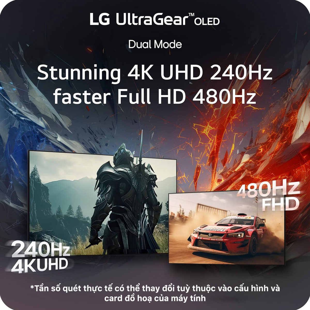 Màn hình LG UltraGear 32GX870A-B (31.5 inch/OLED/UHD-240Hz/FHD-480Hz/0.03ms/USB-C) - Máy Tính LMC Màn hình LG UltraGear 32GX870A-B (31.5 inch/OLED/UHD-240Hz/FHD-480Hz/0.03ms/USB-C) - Chi tiết 2