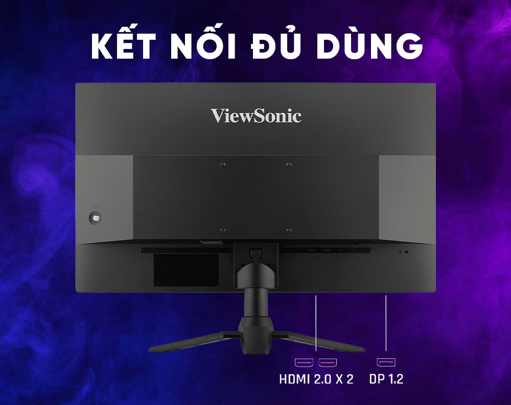 Màn hình ViewSonic VX2528 (24.5 inch/FHD/IPS/180Hz/0.5ms/loa) - Chi tiết 7