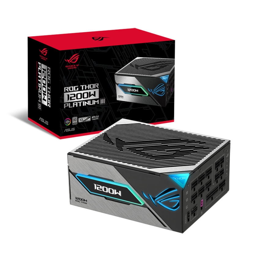 Nguồn Asus ROG THOR 1200P3 Gaming ( 80 Plus Platinum/ATX3.1/Full Modular/Màn oled) - Chi tiết 1