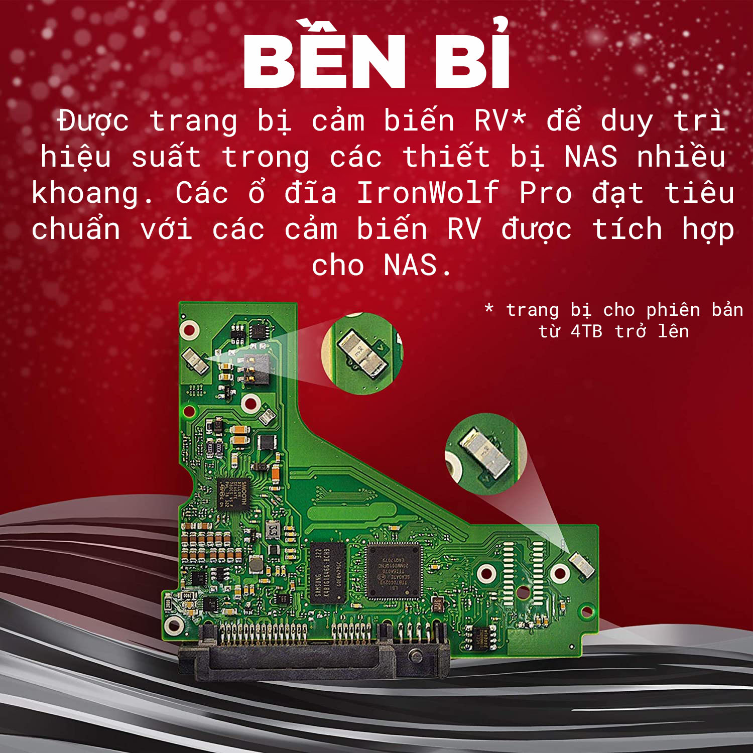 Ổ Cứng HDD SEAGATE Ironwolf Pro 22TB 3.5 inch, 7200RPM, SATA III, 256MB Cache (ST22000NT001) - Chi tiết 4