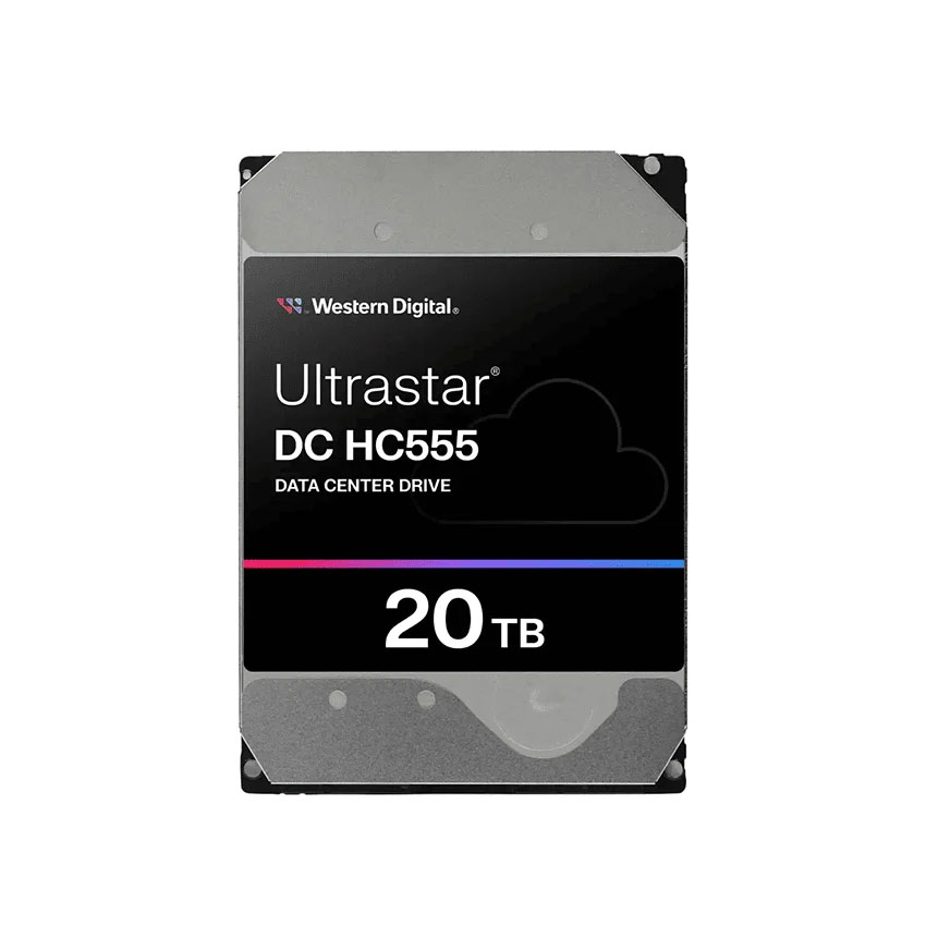 Ổ cứng HDD WD Ultrastar DC HC555 20TB 3.5" SATA 512MB 7200rpm (WUH722020CLE6L4-0B48724) - Máy Tính LMC Ổ cứng HDD WD Ultrastar DC HC555 20TB 3.5" SATA 512MB 7200rpm (WUH722020CLE6L4-0B48724) - Chi tiết 1