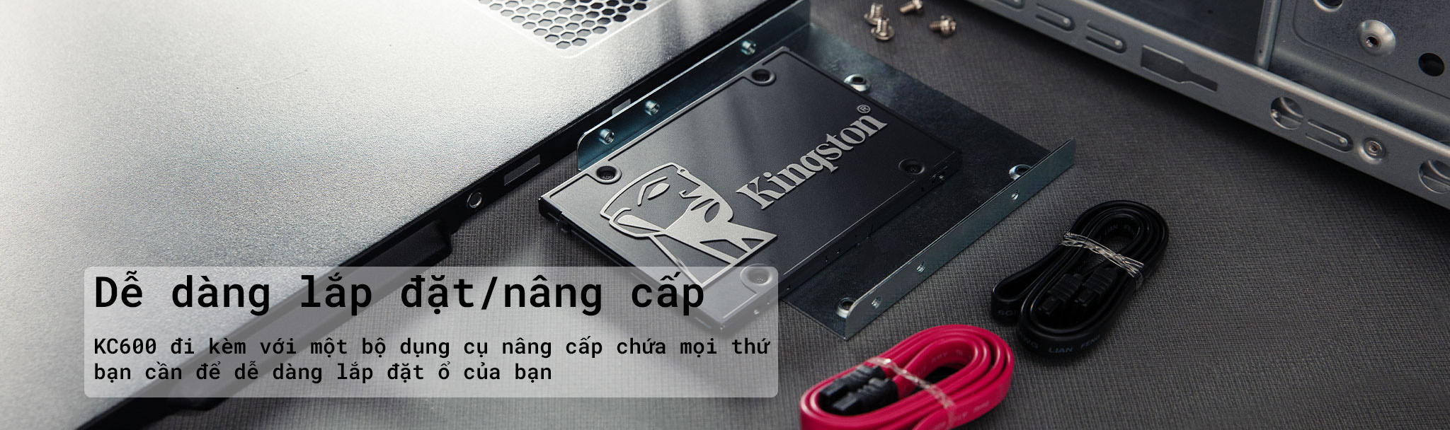 Ổ Cứng SSD KINGSTON SKC600 512GB 2.5 inch SATA III (Đọc 550MB/s - Ghi 520MB/s) - (SKC600/512GB) - Chi tiết 4