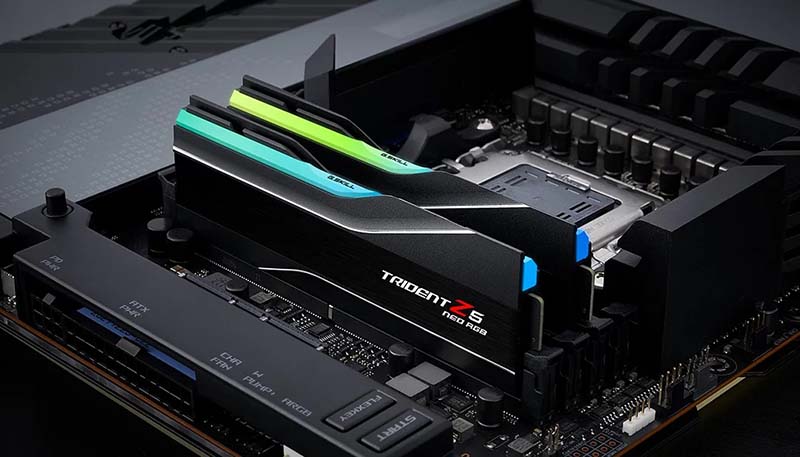 RAM Desktop GSkill Trident Z5 Neo RGB (F5-6000J3040G32GX2-TZ5NR) 64GB (2 x 32GB) DDR5 6000Mhz - Chi tiết 2