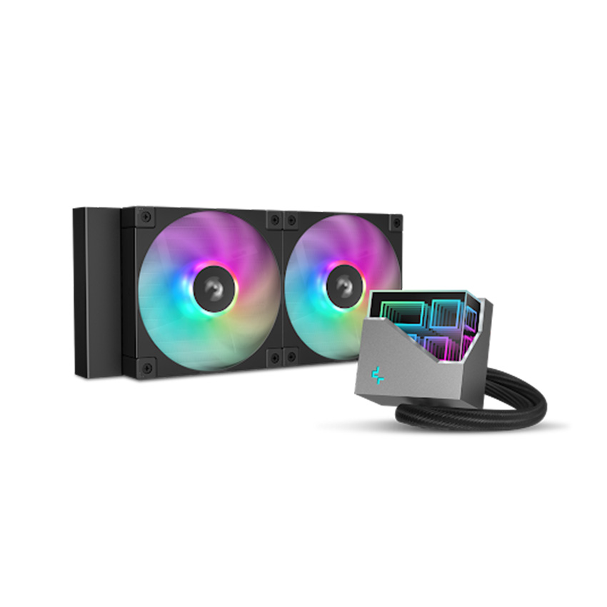 Tản nhiệt nước DEEPCOOL LT240 ARGB - Black - Máy Tính LMC Tản nhiệt nước DEEPCOOL LT240 ARGB - Black - Chi tiết 1
