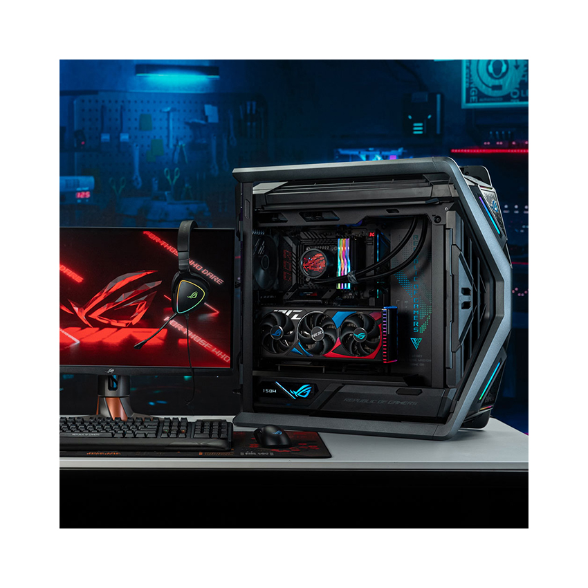 Vỏ Case Asus ROG Hyperion GR701 (Full Tower / Màu Đen ) - Máy Tính LMC Vỏ Case Asus ROG Hyperion GR701 (Full Tower / Màu Đen ) - Chi tiết 1