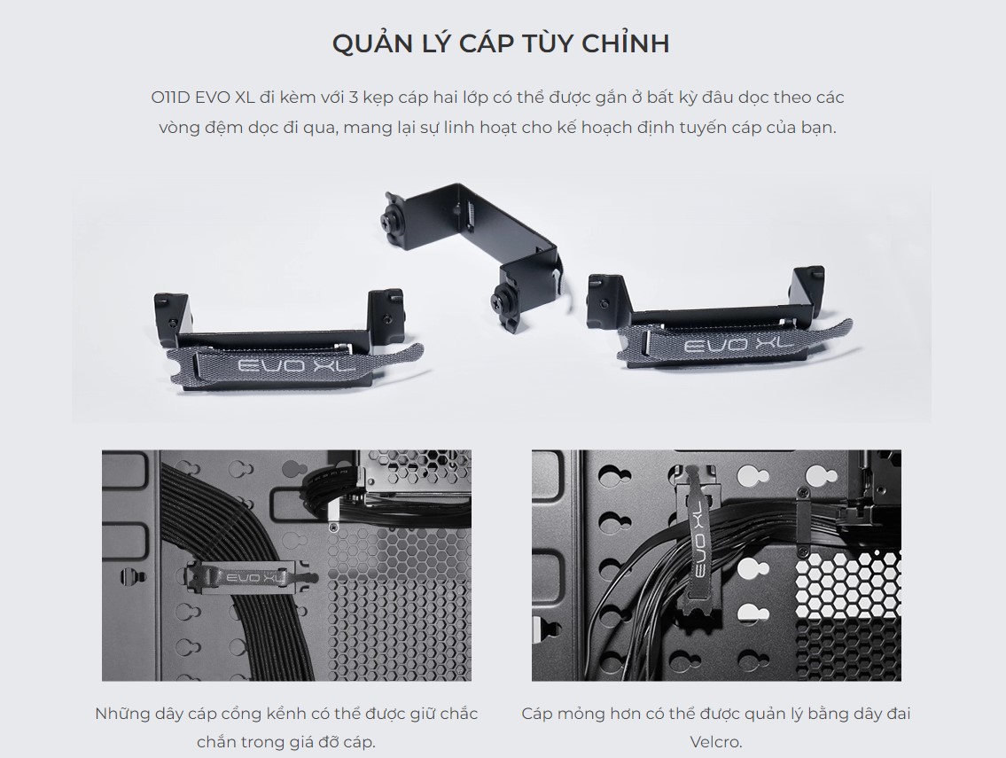 Vỏ Case LIAN-LI O11D EVO XL BLACK (Eatx/Full Tower/Màu Đen) - Chi tiết 9