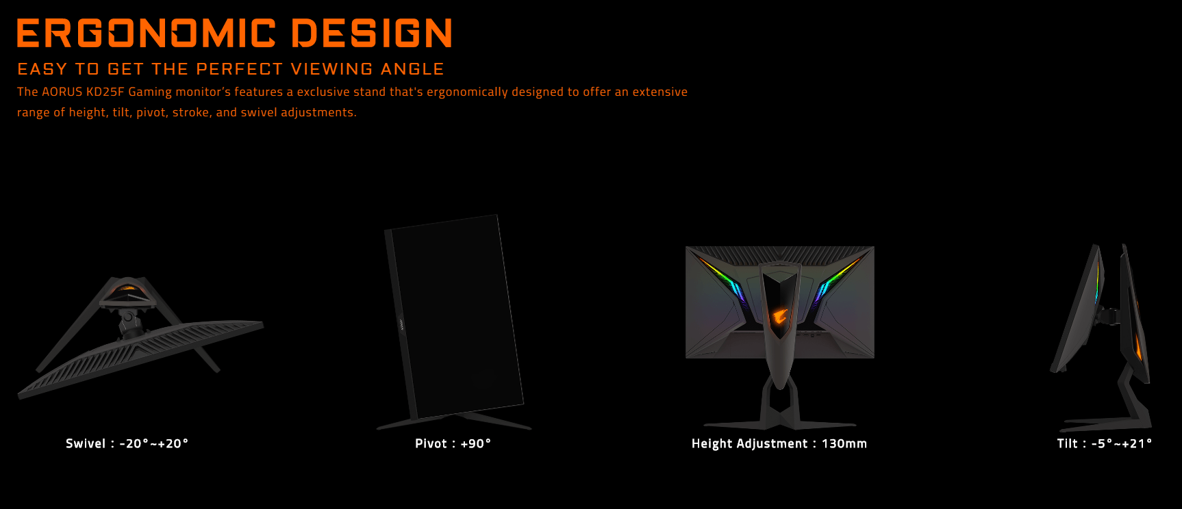 Màn hình Gigabyte Aorus KD25F-6
