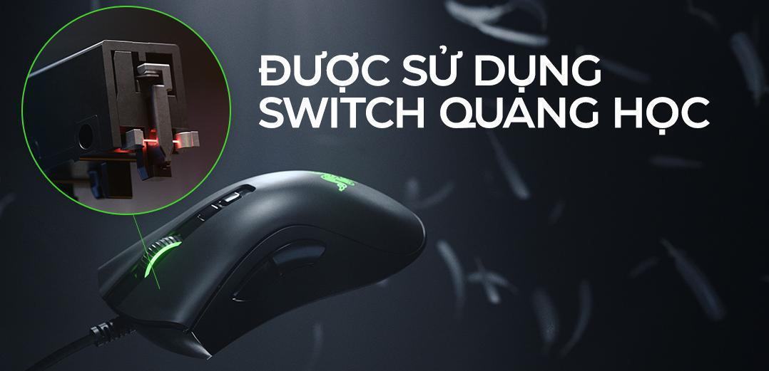 Chuột chơi game Razer DeathAdder V2 RGB Gaming Mouse Black (RZ01-03210100-R3M1)