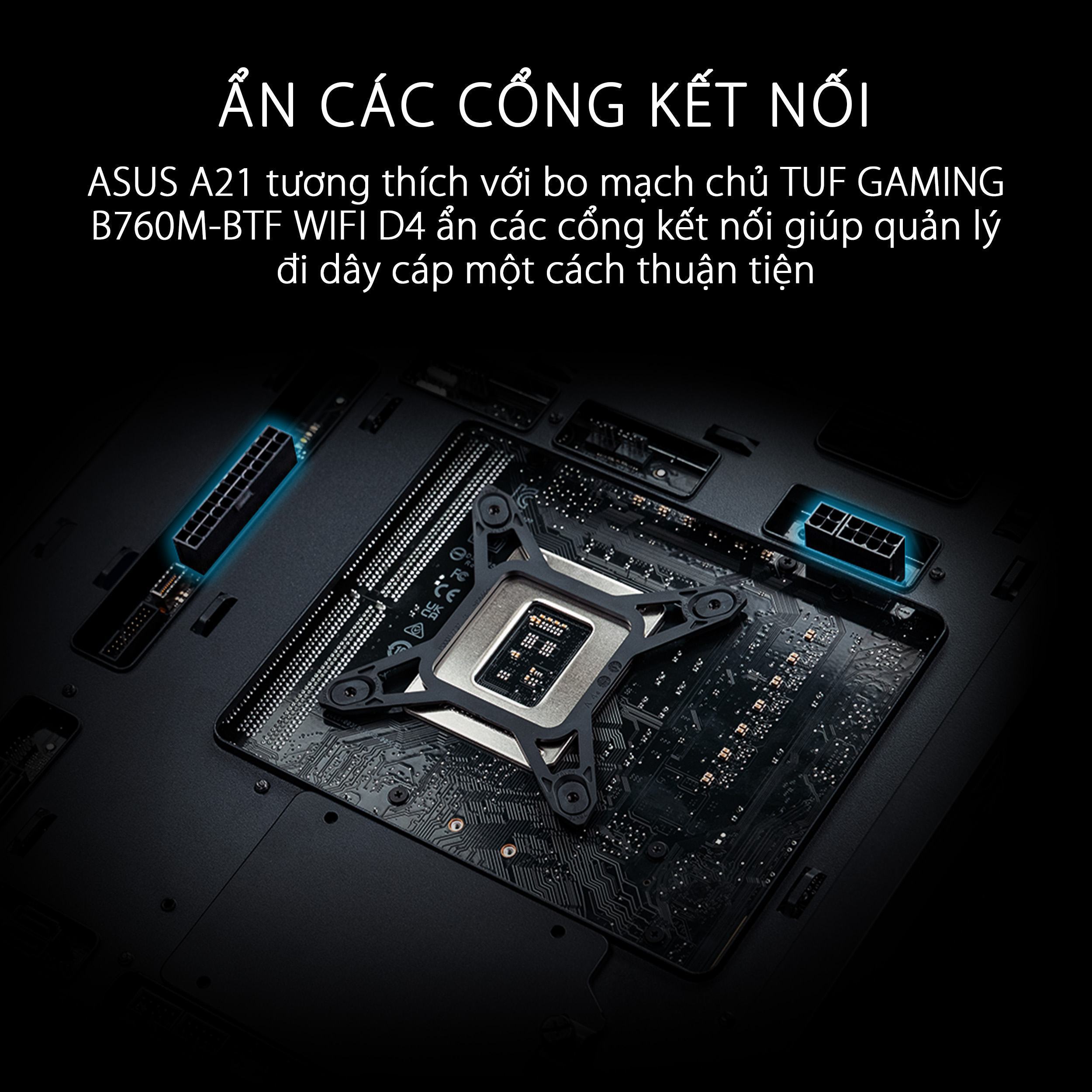 Vỏ Case ASUS A21 BLK (Mid Tower / Màu Đen )