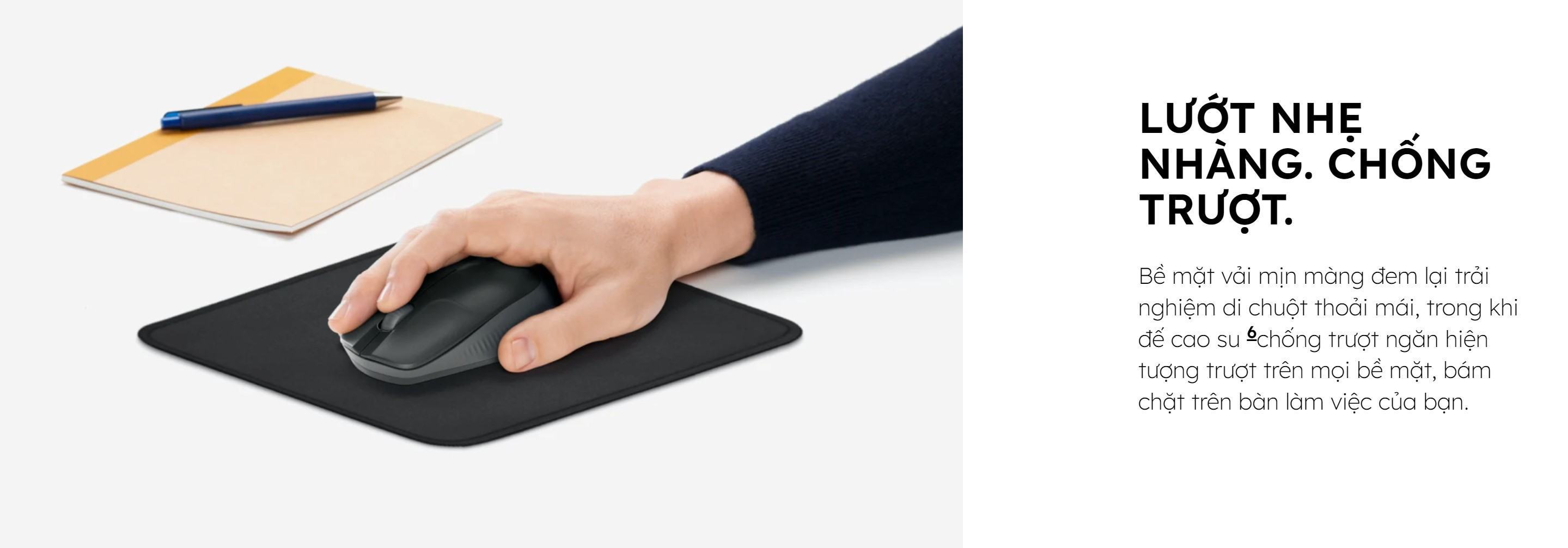 Bàn di chuột Logitech studio series - Đen (956-000031)