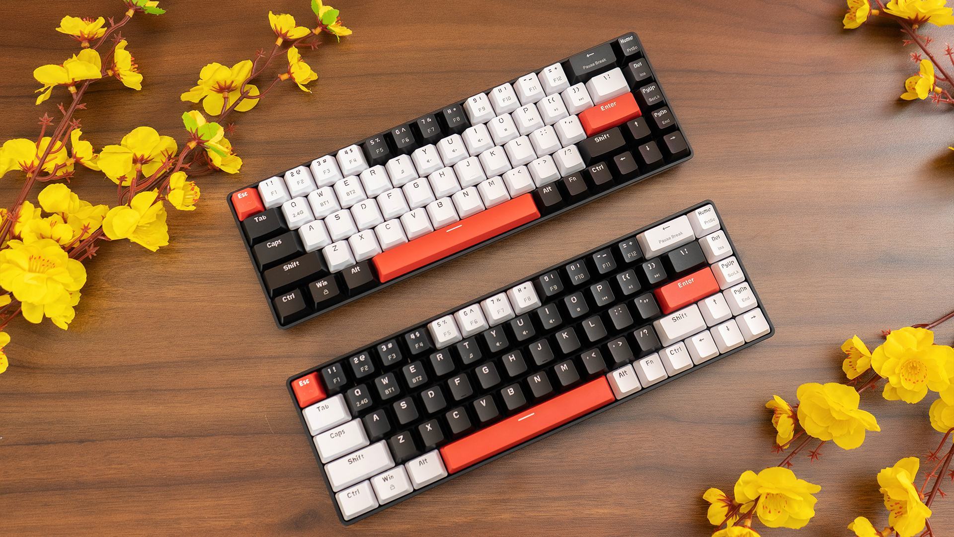 ban-phim-co-khong-day-edra-ek368l-white-black1 Bàn phím cơ không dây EDRA EK368L White Black 1