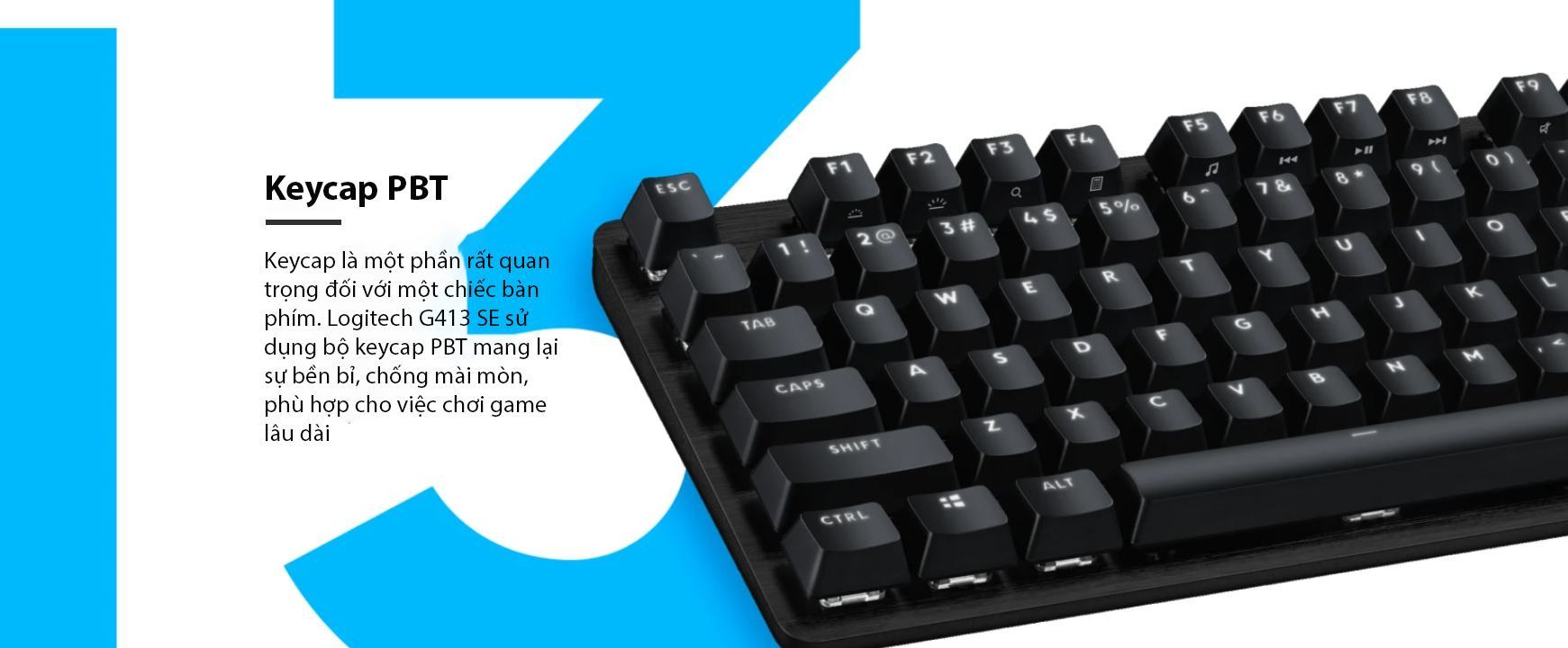 ban-phim-co-logitech-g413-se-tactile-sw-usb-pbt-003 Bàn phím cơ Logitech G413 SE Tactile sw (USB/PBT) 3