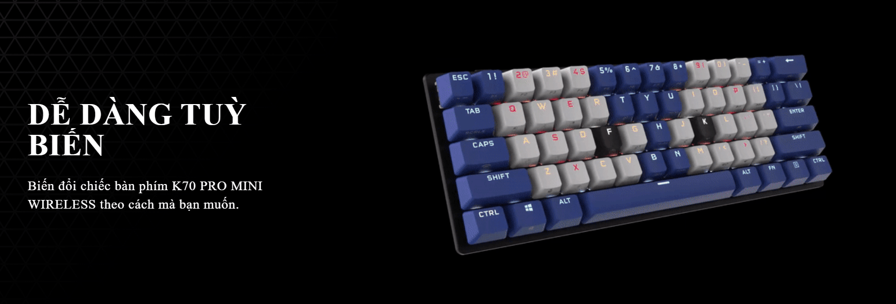 ban-phim-game-khong-day-corsair-k70-pro-mini-den-speed-sw-ch-9189014-na2 Bàn phím game không dây Corsair K70 Pro Mini đen Speed sw (CH-9189014-NA) 2