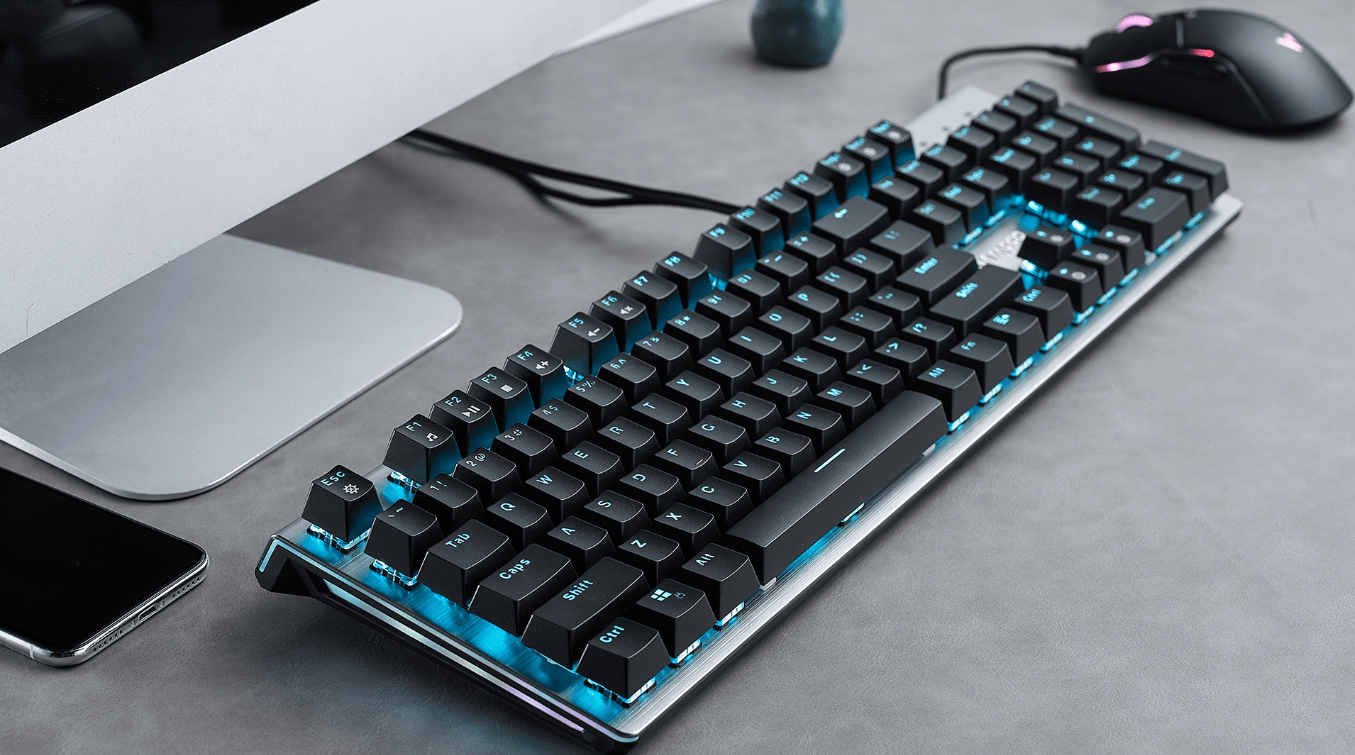 Bàn phím quang cơ gaming có dây Rapoo V530 1