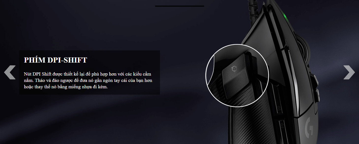 chuot-game-khong-day-logitech-g502x-rgb-plus-lightspeed-den-910-00616412 Chuột game không dây Logitech G502X RGB Plus Lightspeed đen (910-006164) 6