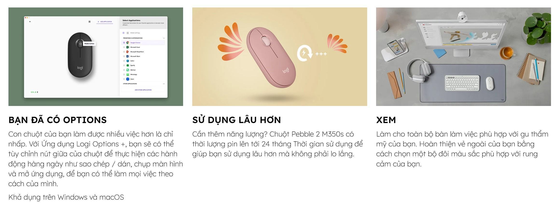 chuot-khong-day-logitech-pebble-m350s-1 Chuột không dây Logitech Pebble M350s