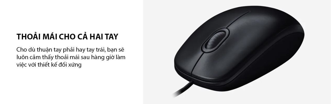 chuot-logitech-b100-02 Chuột Logitech B100 Black (910-006605) (USB) 3