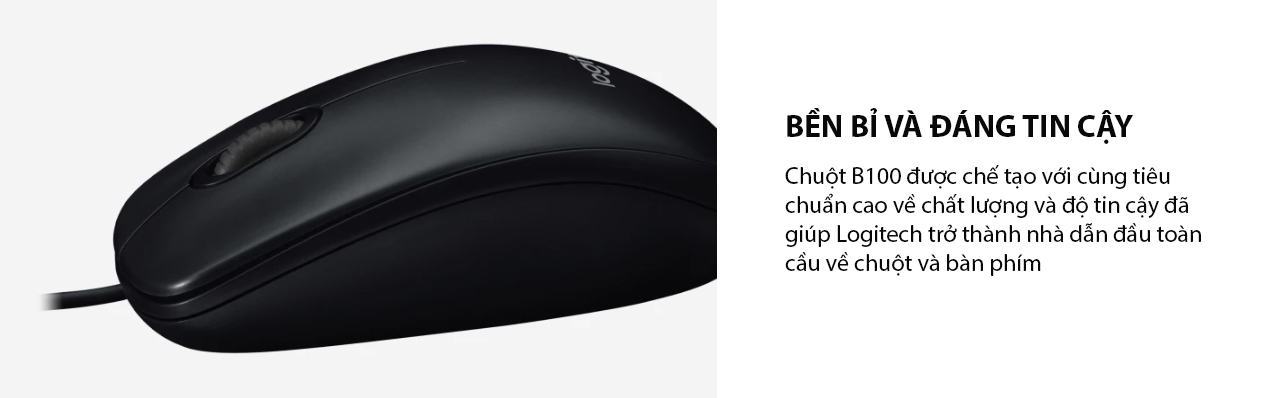 chuot-logitech-b100-03 Chuột Logitech B100 Black (910-006605) (USB) 4