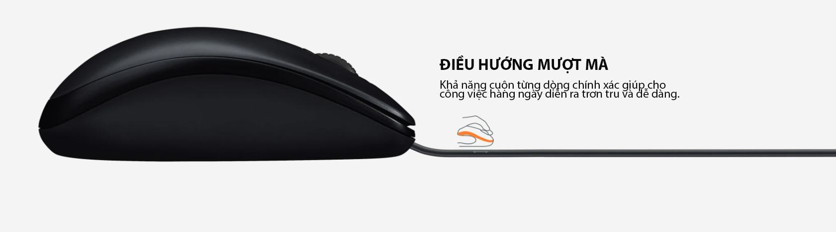 chuot-logitech-b100-05 Chuột Logitech B100 Black (910-006605) (USB) 5