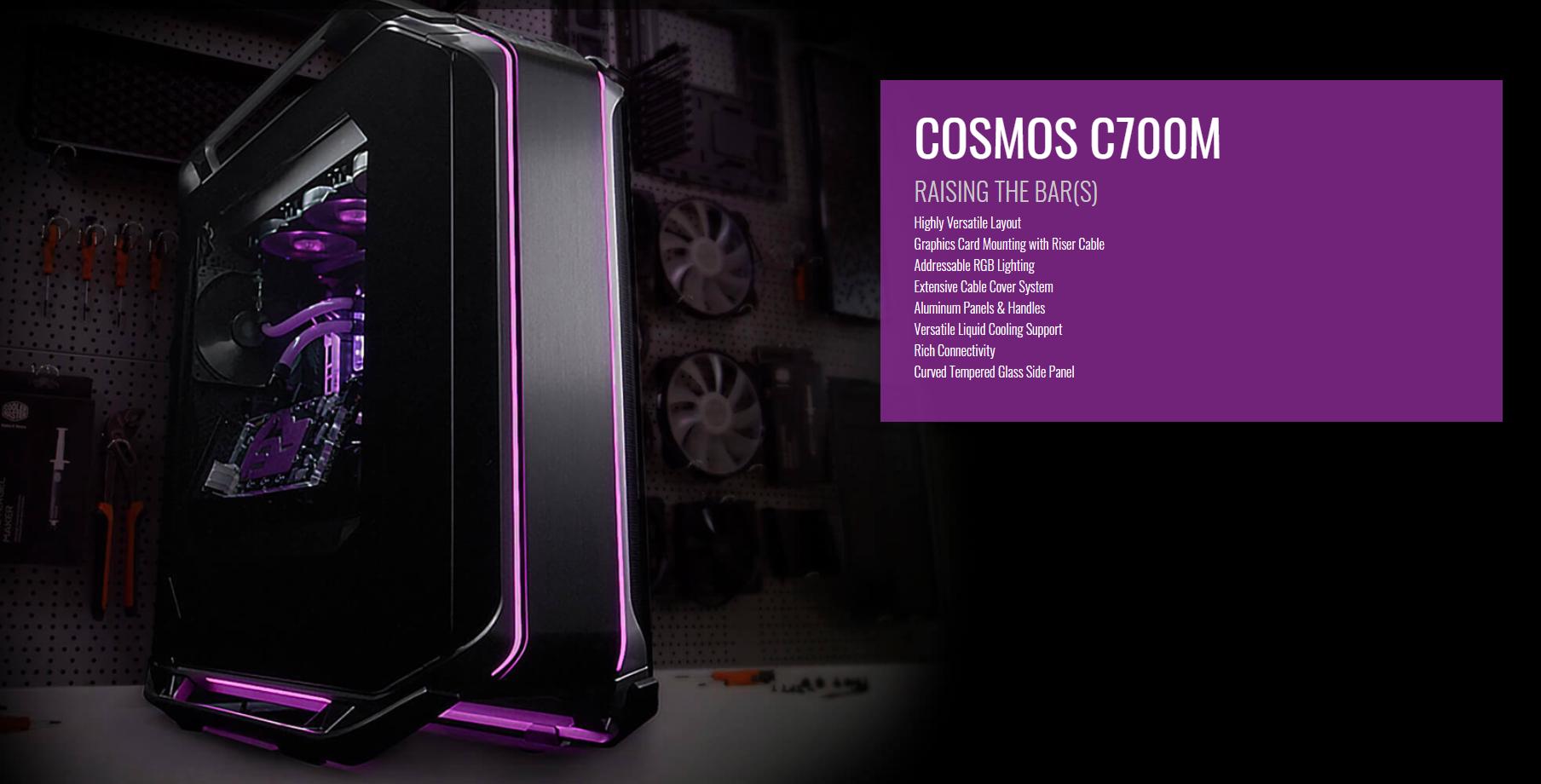 Case Cooler Master Cosmos C700M (Mid Tower/Màu Bạc) giới thiệu 3
