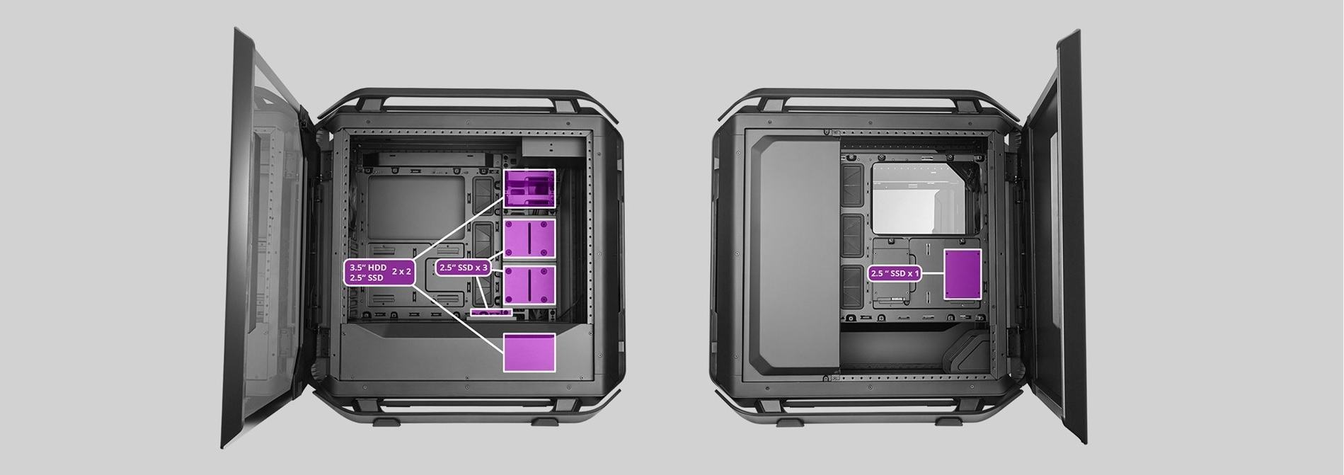 47146_c700p-black-13 Case Cooler Master Cosmos C700P Black Edition (Mid Tower/Màu Đen) giới thiệu 15