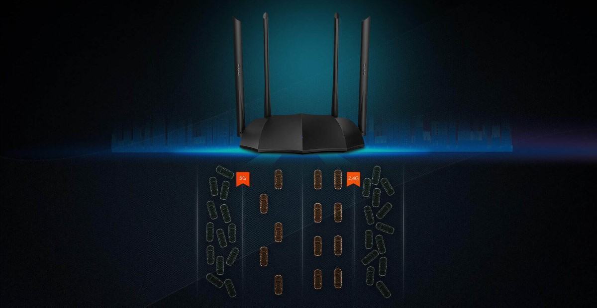 54535_bphtwifitendaac85 Bộ phát wifi Tenda AC8 5