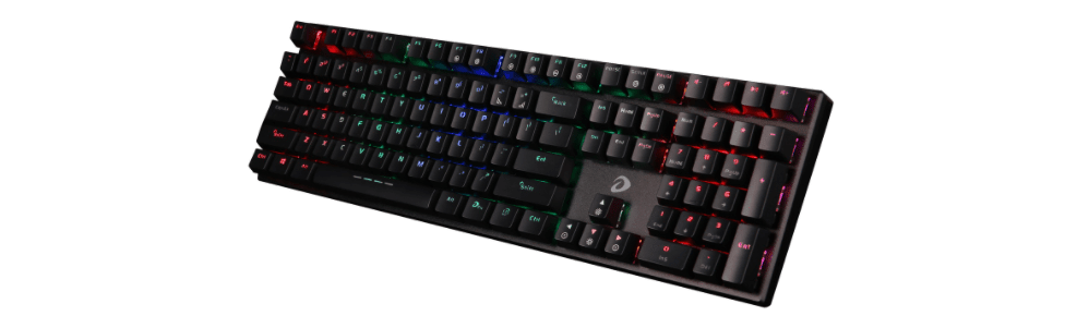 Bàn Phím cơ Dareu EK810 Multi-Led Black (USB/Multi Led/Red switch)  trang bị led nhiều màu có thể tuỳ chỉnh
