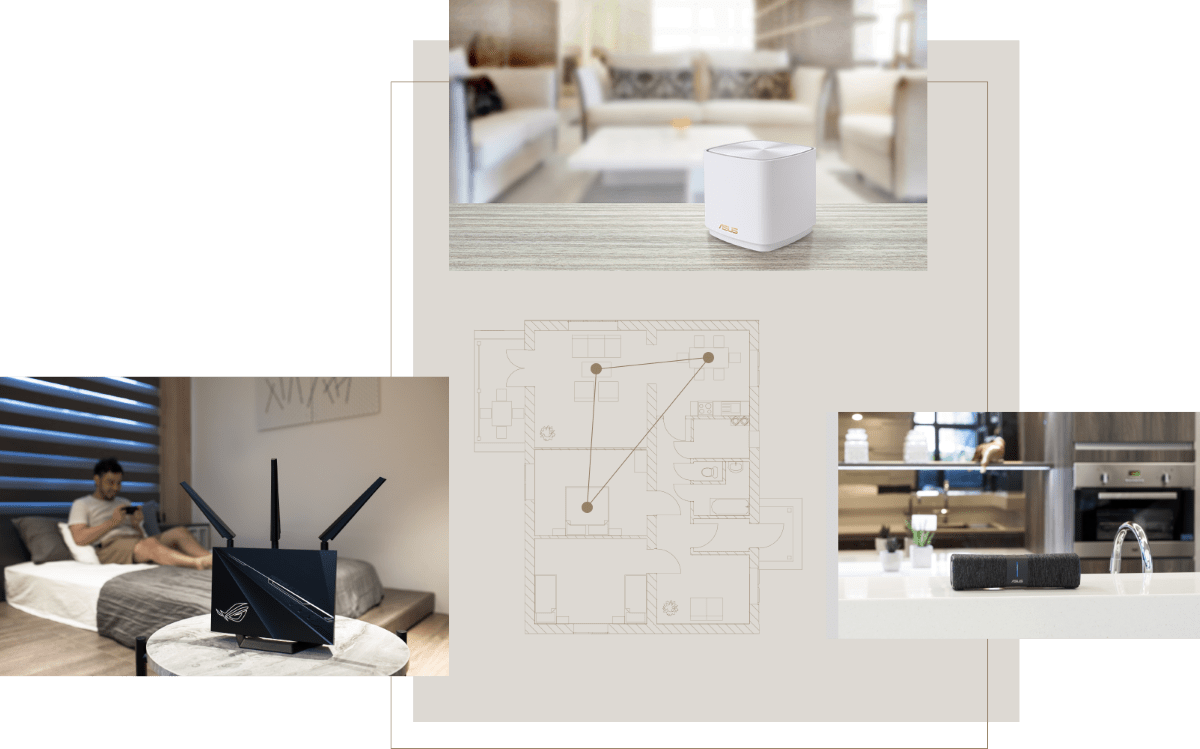 Bộ phát wifi ASUS XD4 (B-3-PK) Mesh wifi 6, Chuẩn AX1800 8