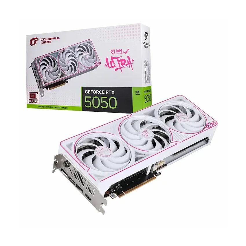 92425_card_man_hinh_colorful_igame_geforce_rtx_5050_ultra_w_duo_oc_8gb_v_gddr6__2_ Card màn hình Colorful iGame GeForce RTX 5050 Ultra W DUO OC 8GB-V GDDR6