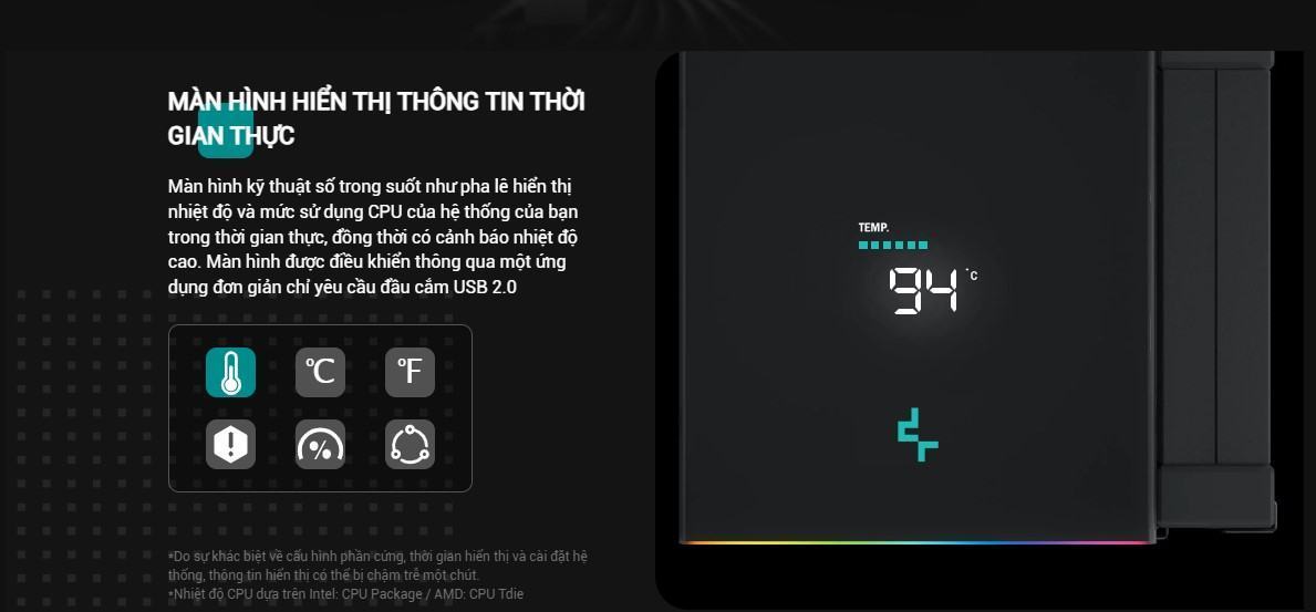 ak620-digital-mota2 Tản nhiệt khí DEEPCOOL AK620 Digital