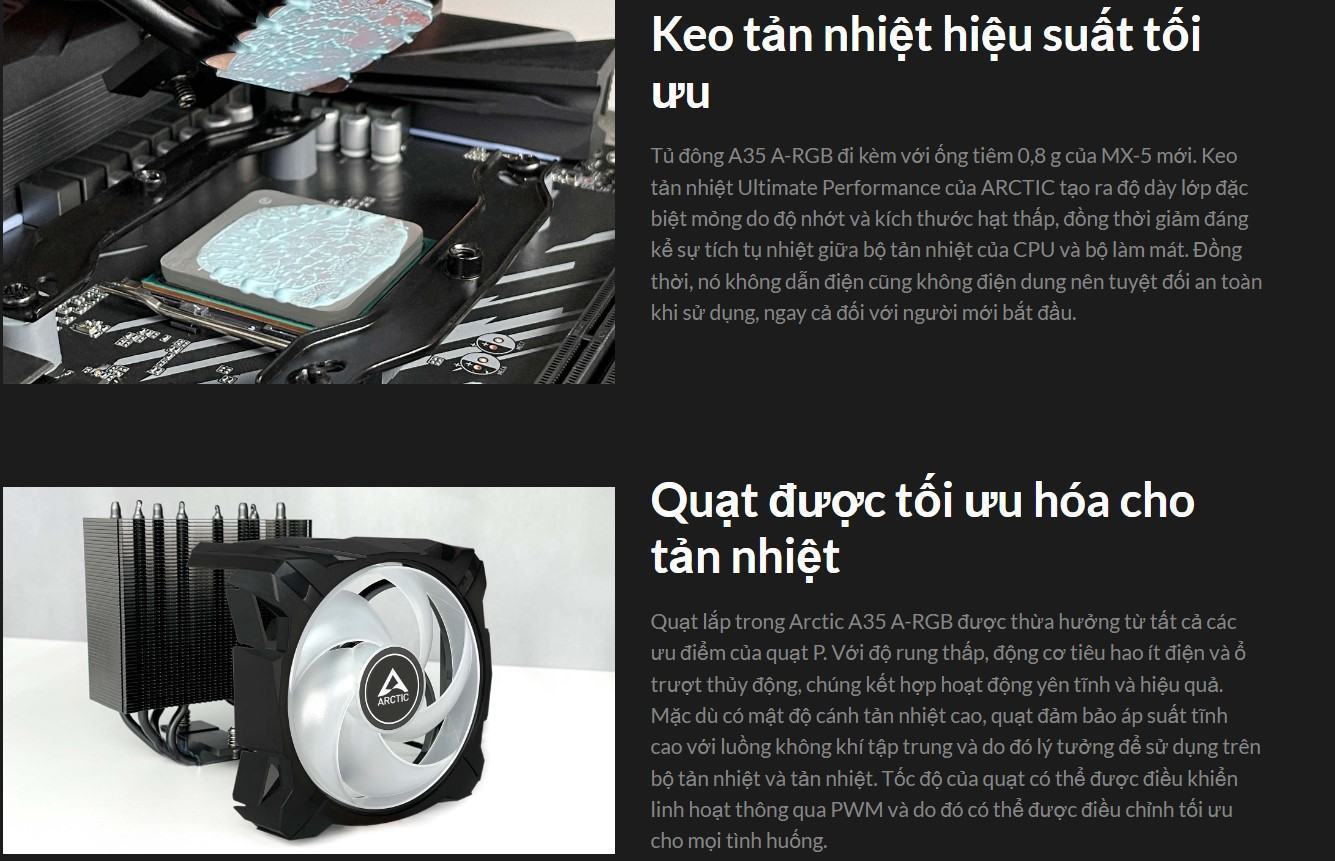 Tản nhiệt khí Arctic Freezer A35 ARGB