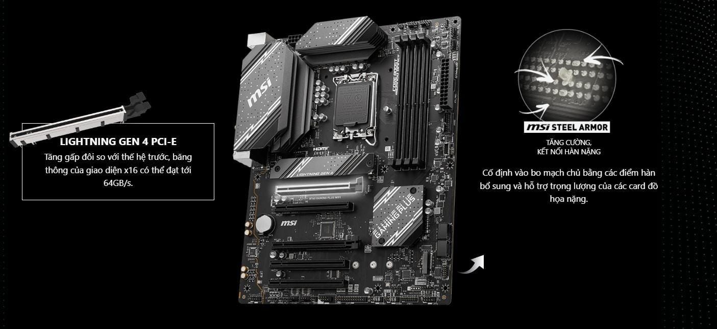 Mainboard MSI B760 GAMING PLUS WIFI