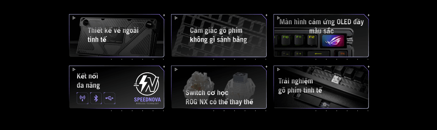 Bàn phím cơ gaming không dây ASUS ROG Azoth Extreme 2