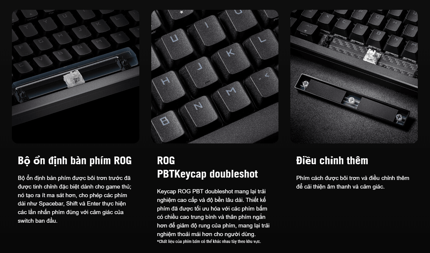 Bàn phím cơ gaming không dây ASUS ROG Azoth Extreme 21