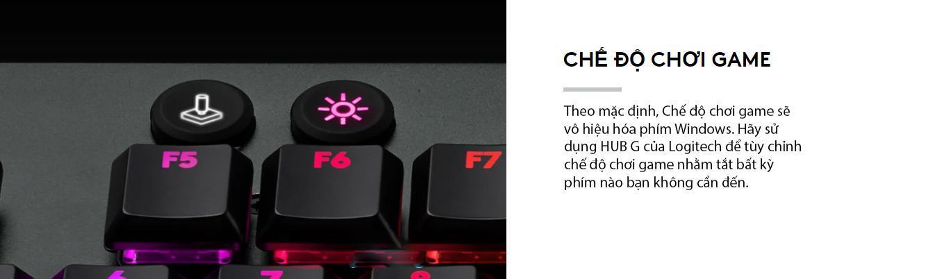 Bàn phím cơ Logitech G813 Lightsync RGB GL Clicky (USB) 7