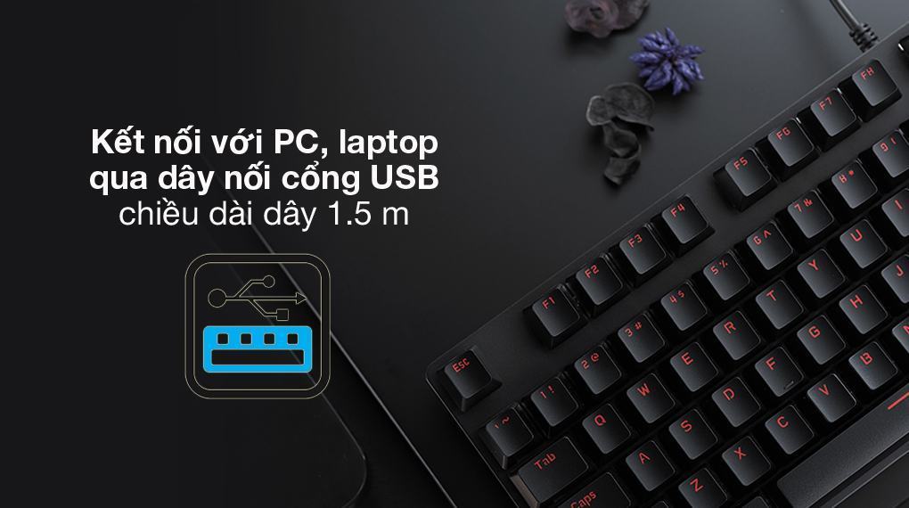 Bàn phím game Rapoo V500 Alloy Blue sw (USB)  4