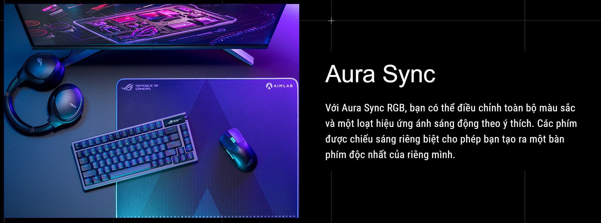 Bàn phím Gaming Asus ROG Azoth NX Brown - 90MP0317-BKUA01 18